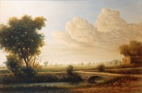 Zulfiqar Ali Zulfi, 24 x 36 Inch, Oil on Canvas, Landscape Painting-AC-ZUZ-112